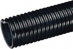 Kuriyama of America - 2-1/2" ID x 3.07" OD, 40 Max psi, Full In. Hg, Dry Material Handling & Transfer Hose - Polyurethane Liner, PVC Cover, -40 to 150°F, 3" Bend Radius, 100' Coil Length, Black - Benchmark Tooling