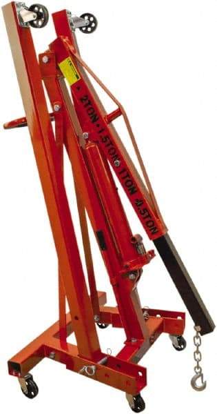 OEM Tools - Steel Folding Engine Crane - 10 to 25' Span - Benchmark Tooling
