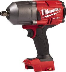 Milwaukee Tool - 1/2" Drive 18 Volt Pistol Grip Cordless Impact Wrench & Ratchet - 1,750 RPM, 0 to 2,100 BPM, 1,000 Ft/Lb Torque, Lithium-Ion Batteries Not Included - Benchmark Tooling