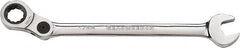 GearWrench - 12mm 12 Point Combination Wrench - 6-3/4" OAL, Steel, Full Polish Finish - Benchmark Tooling