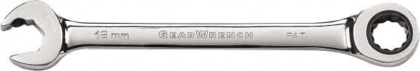 GearWrench - 11/16" 12 Point Combination Wrench - 8-55/64" OAL, Steel, Full Polish Finish - Benchmark Tooling