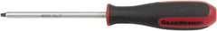 GearWrench - #0 Square Point, 4" Blade Length Square Recess Screwdriver - 8-3/32" OAL - Benchmark Tooling