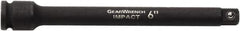 GearWrench - 1/4" Drive Impact Socket Extension - 6" OAL, Black Finish - Benchmark Tooling