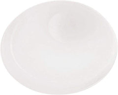 Rubbermaid - 8.8" Long x 8.8" Wide, Round Plastic Lid - Corner-Pull Tab, Use with 1980393 - Benchmark Tooling