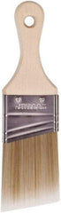 Wooster Brush - 2" Angled Polyester Angular Brush - 2-11/16" Bristle Length, 2-7/8" Wood Fluted Handle - Benchmark Tooling