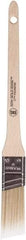 Wooster Brush - 1" Angled Polyester Angular Brush - 2-3/16" Bristle Length, 6" Wood Fluted Handle - Benchmark Tooling