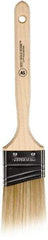 Wooster Brush - 2" Angled Polyester Angular Brush - 2-11/16" Bristle Length, 6-9/16" Wood Fluted Handle - Benchmark Tooling