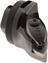 Seco - Left Hand Cut, Size GL32, WN.. 0604.. Insert Compatiblity, Internal Modular Turning & Profiling Cutting Unit Head - 22mm Ctr to Cutting Edge, 32mm Head Length, Through Coolant, Series SteadyLine - Benchmark Tooling