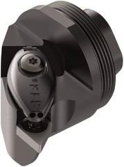 Seco - Right Hand Cut, Size GL32, DC.. 11T3.. Insert Compatiblity, Internal Modular Turning & Profiling Cutting Unit Head - 22mm Ctr to Cutting Edge, 32mm Head Length, Through Coolant, Series SteadyLine - Benchmark Tooling