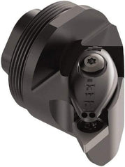 Seco - Left Hand Cut, Size GL32, DC.. 11T3.. Insert Compatiblity, Internal Modular Turning & Profiling Cutting Unit Head - 22mm Ctr to Cutting Edge, 32mm Head Length, Through Coolant, Series SteadyLine - Benchmark Tooling