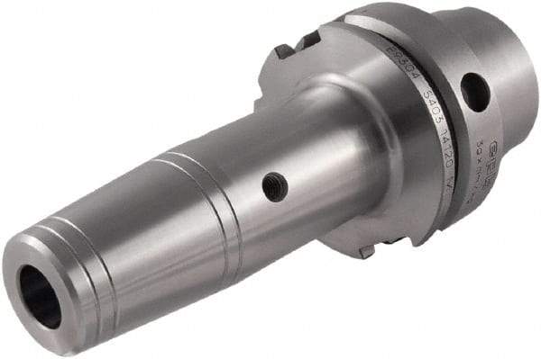 Seco - 6mm Hole Diam, HSK100A Taper Shank Shrink Fit Tool Holder & Adapter - 91mm Projection, 21mm Nose Diam, 22mm Clamping Depth, Through Coolant - Exact Industrial Supply