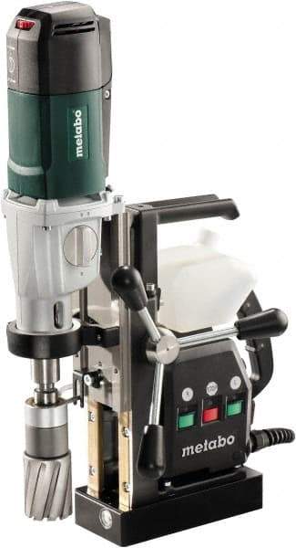 Metabo - 3/4" Chuck, 2" Travel, Portable Magnetic Drill Press - 250-450 RPM, 12 Amps, 1200 Watts - Benchmark Tooling