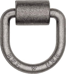 Buyers Products - Steel D-Ring with Integral Bracket - 4-1/2" Long, Gray, For Use with Cargo Control - Benchmark Tooling