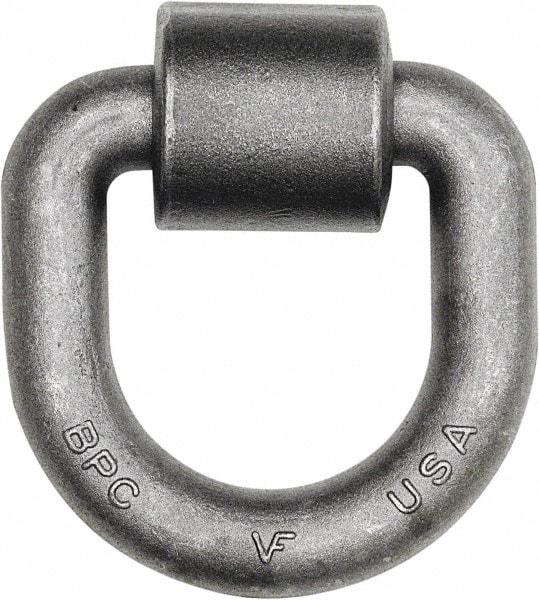 Buyers Products - Steel D-Ring with Integral Bracket - 5" Long, Gray, For Use with Cargo Control - Benchmark Tooling