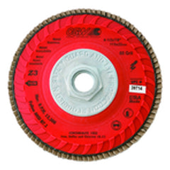4 1/2″ × 5/8-11″ Z3 - 80 Grit - Compact Trimmable Premium Zirconia Z3 Flap Disc - Benchmark Tooling