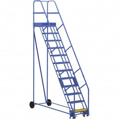 Vestil - 156" High 350 Lb Capacity 12 Step Ladder - Benchmark Tooling