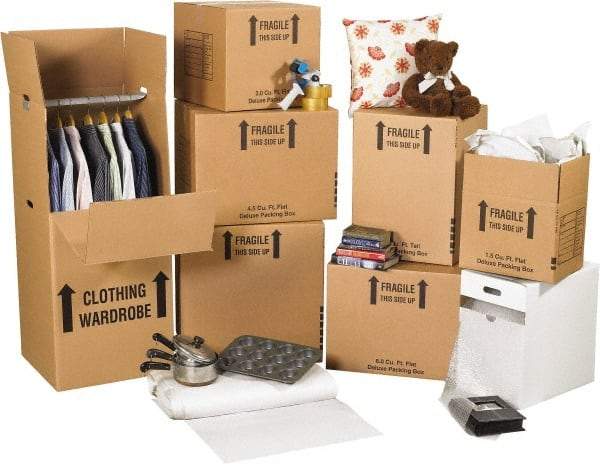 Made in USA - Moving & Box Kits Kit Type: Home Moving Kit Number of Boxes: 57 - Benchmark Tooling