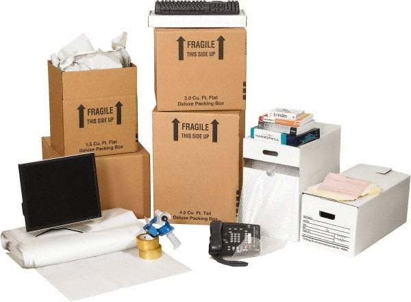 Made in USA - Moving & Box Kits Kit Type: Office Moving Kit Number of Boxes: 37 - Benchmark Tooling