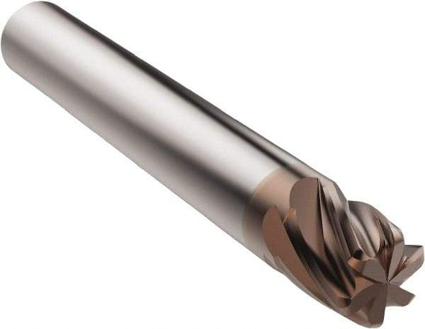 Seco - 16mm, 4 Flute, Single End, Solid Carbide, 0.8mm Corner Radius End Mill - 100mm OAL, 44° Helix, Right Hand Flute, 32mm LOC, Right Hand Cut - Benchmark Tooling