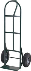 Ability One - 600 Lb Capacity 40" OAH Hand Truck - Steel Handle, Steel, Pneumatic Wheels - Benchmark Tooling