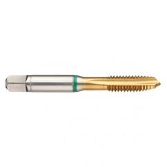 M16x1.5 6H 4-Flute Cobalt Green Ring Spiral Point Plug Tap-TiN - Benchmark Tooling