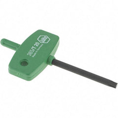 Wiha - T20 Torx Key - Wing Handle, 45mm Length Under Head, 3.1" OAL - Benchmark Tooling