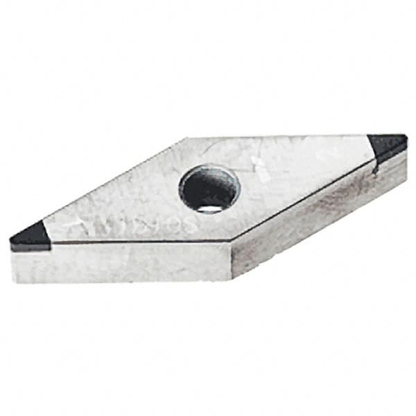Iscar - VNGA332 R2 Grade IB20H PCBN Turning Insert - Uncoated, 35° Diamond, 3/8" Inscr Circle, 3/16" Thick, 1/32" Corner Radius - Benchmark Tooling