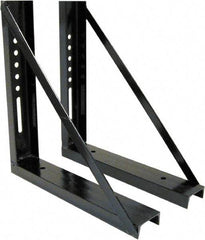 Buyers Products - Steel Truck Box Mounting Brackets - 18" Long, Black, For Use with Truck Boxes - Benchmark Tooling