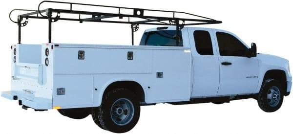 Buyers Products - Steel Ladder Rack - 162" Long, Black, For Use with Single & Dual Rear Wheel Utility Compartments - Benchmark Tooling