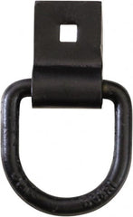 Buyers Products - Steel D-Ring with Integral Bracket - 3-1/2" Long, Black, For Use with Cargo Control - Benchmark Tooling