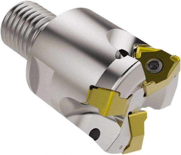 Seco - 40mm Cut Diam, 6.95mm Max Depth of Cut, 40mm OAL, Indexable Square Shoulder End Mill - XNEX0816.. Inserts, M20 Modular Connection, 87° Lead Angle, Through Coolant, Series R217.79 - Benchmark Tooling