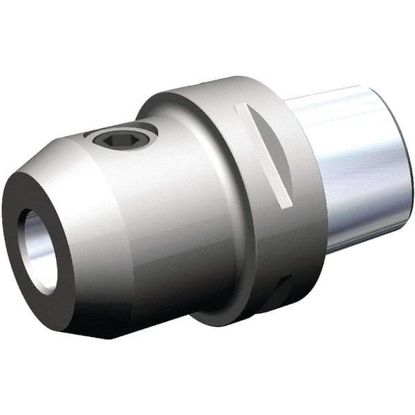 Kennametal - PSC63 Outside Modular Connection, 28mm Hole Diam, PSC to WN Whistle Notch Adapter - 80mm Projection, 118mm OAL, Through Coolant - Exact Industrial Supply