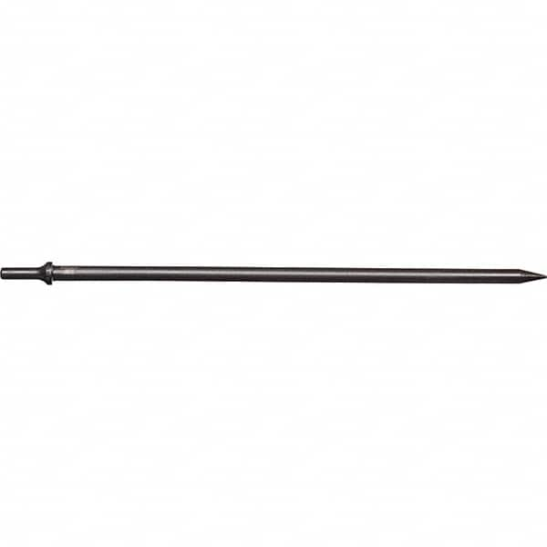 Mayhew - 1/8" Head Width, 18" OAL, Tapered Punch Chisel - Round Drive, Round Shank, Steel - Benchmark Tooling