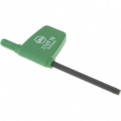 Wiha - T15 Torx Key - Flag-Style, 45mm Length Under Head, 3.1" OAL - Benchmark Tooling