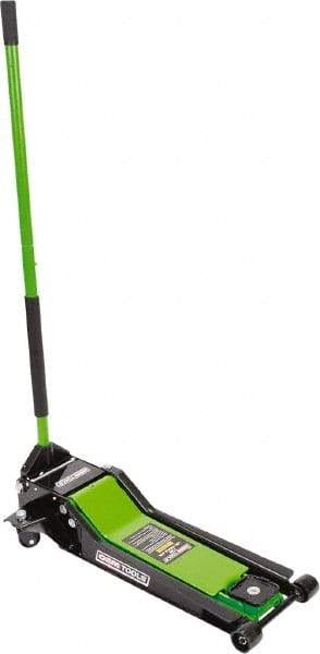 OEM Tools - 2 Ton Capacity Low Profile Jack - 3 to 24" High - Benchmark Tooling