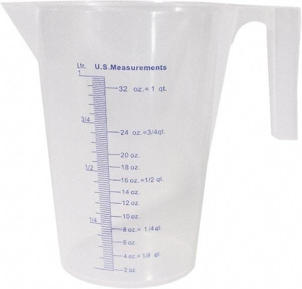 Funnel King - Beakers & Pipettes Type: Measuring Cup Volume Capacity Range: 1,000 mL and Larger - Benchmark Tooling