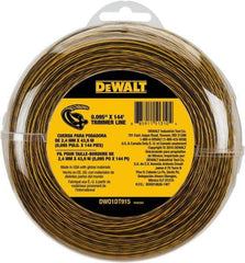 DeWALT - 0.095" Diam, 144' Long String Trimmer Replacment Line - For DCST920B, DCST920P1, DCST970X1, DCST990B, DCST990H1, DCST990M1 - Benchmark Tooling