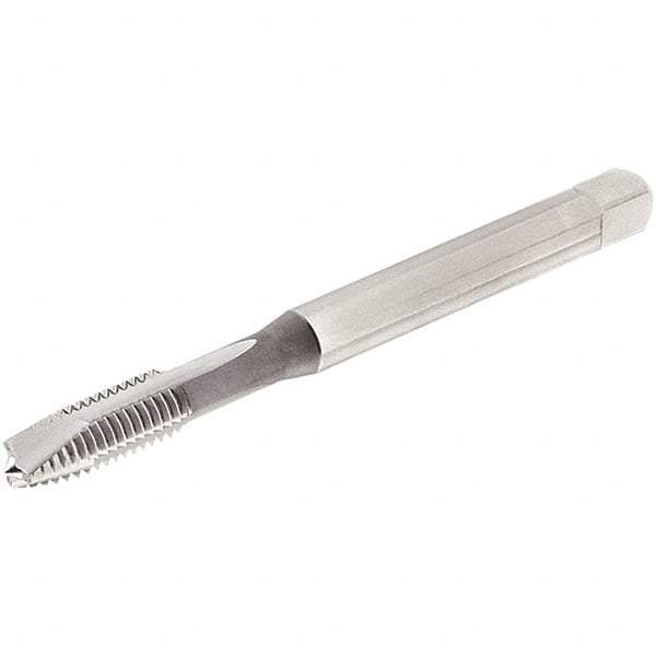 Iscar - #5-44 UNF 3 Flute 2B Plug Spiral Flute Tap - Cobalt, Uncoated, 56mm OAL, Right Hand Flute, Right Hand Thread, Series TPG UNF - Exact Industrial Supply