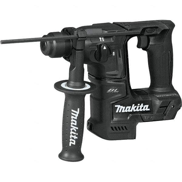 Makita - 18 Volt 11/16" SDS Plus Chuck Cordless Rotary Hammer - 0 to 4,800 BPM, 0 to 680 RPM, Reversible, D-Handle - Benchmark Tooling