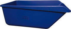 Remco - 149 Gal Blue Rectangular Polyethylene Tub - 21-3/4" High x 32" Diam - Benchmark Tooling