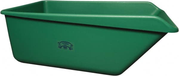 Remco - 149 Gal Green Rectangular Polyethylene Tub - 21-3/4" High x 32" Diam - Benchmark Tooling