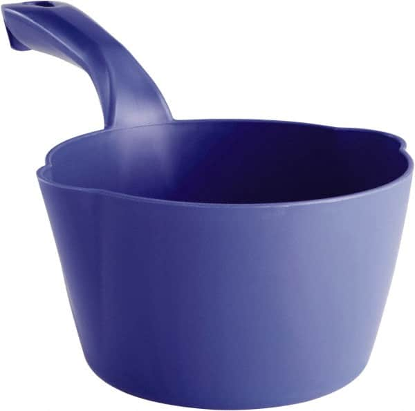 Remco - 32 oz Purple Polypropylene Round Bottom Scoop - 6.8" Wide x 5.3" Deep Bowl, 5-1/2" Handle Length, 11.6" OAL - Benchmark Tooling