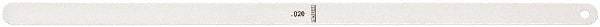 Starrett - Feeler Gages   Thickness (Decimal Inch): 0.0200    Leaf Length (Inch): 12 - Benchmark Tooling