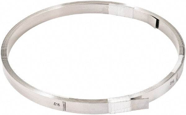 Starrett - Feeler Stock Rolls Thickness (Decimal Inch): 0.0160 Overall Length (Meters): 7.60 - Benchmark Tooling