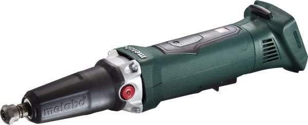 Metabo - 1/4" Collet, 25,000 RPM, Straight Handle Electric Die Grinder - 18 Volts - Benchmark Tooling