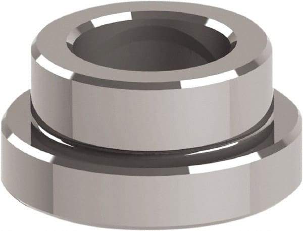 Jergens - Ball Lock System Compatible, Reverse Mount Modular Fixturing Receiver Bushing - 20mm ID x 1.095" OD, 1.095" Overall Height - Benchmark Tooling