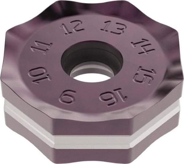 Seco - ONMU090510 Grade MP2050 Carbide Milling Insert - TiAlN/TiSiN Finish, 5.8mm Thick, 22mm Inscribed Circle - Benchmark Tooling