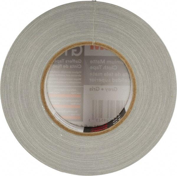 3M - 2" x 50m Gray Gaffers Tape - 11 mil, Rubber Adhesive, Cotton Cloth Backing, Series GT2 - Benchmark Tooling