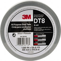 3M - 54.8m x 2" x 11 mil Black Polyethylene Film Duct Tape - Benchmark Tooling