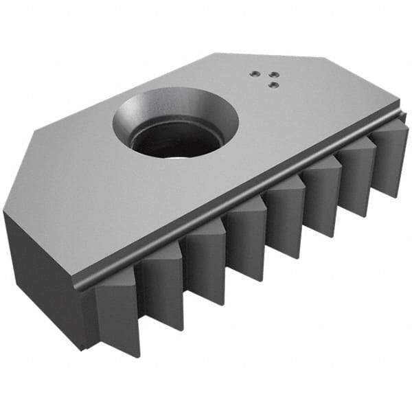 Iscar - 0.75mm Pitch, External Thread, ISO Standard, MT LNHU Grade IC908 Thread Mill Insert - Carbide, TiAlN Coating - Benchmark Tooling